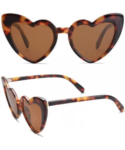 Heart Shaped Sunglasses Clout Goggle Vintage Cat Eye Mod Style Retro Glasses Kurt Cobain SJ2062 - CM18K75R4CC $7.33 Goggle