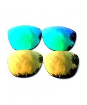 Replacement Lenses Frogskins Gold&Green Color Polarized 2 Pairs-! - Gold&green - CU125VKDHSR $12.84 Oversized