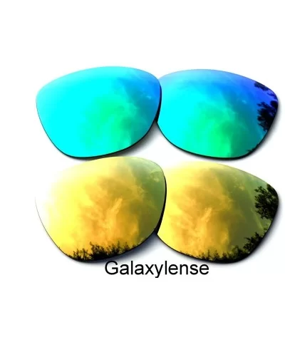 Replacement Lenses Frogskins Gold&Green Color Polarized 2 Pairs-! - Gold&green - CU125VKDHSR $12.84 Oversized