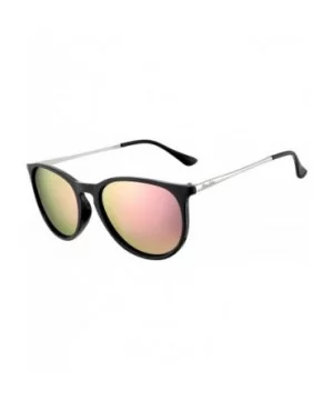 Polarized Sunglasses For Women And Men UV Protection Classic Round Style - Pink - CK1989EIRRN $6.78 Round