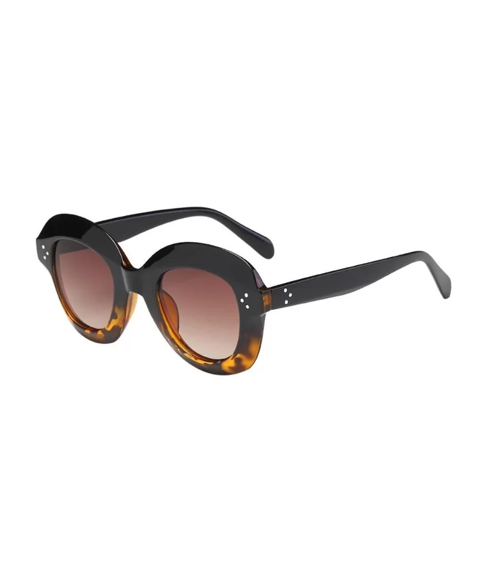 Sunglasses-2019 Newest Sunglasses Vintage Cat Eye Sunglasses Retro Big Frame Eyewear Fashion Leopard Sunglasses - CW18R47EUDW...