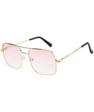 Men's Women's Sunglasses - Square Polarized Oversized Aviator Cat Vintage Eyewear - Metal Frame Sunglasses - I - CZ18QN4DXLW ...