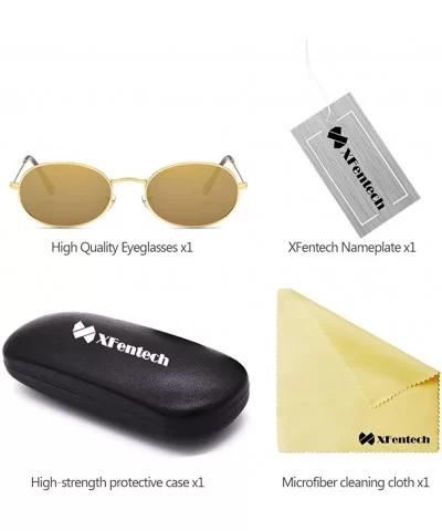 Cute Women's Eyewear Round Shape Retro Sunglasses - Gold Frame Gold Lens - CZ18C76G2OO $8.42 Round