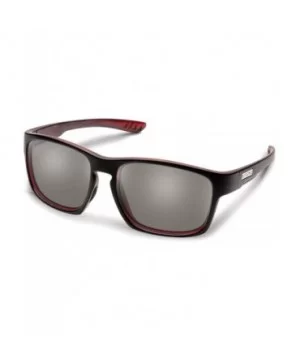 Fairfield Medium Fit Sunglasses - Burnished Red / Polarized Gray - C9196ID6MIY $19.49 Sport