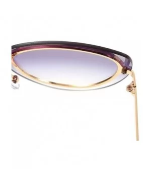 Fashion sunglasses- women's men's cat eye sunglasses frameless sunglasses - A - CH18RNU48GE $40.82 Aviator