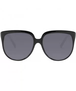 Womens Mens Flat Top Shadow Oversized Sunglasses Designers UV400 Sunglasses - Black - CJ18QRH8ZIT $3.63 Oversized