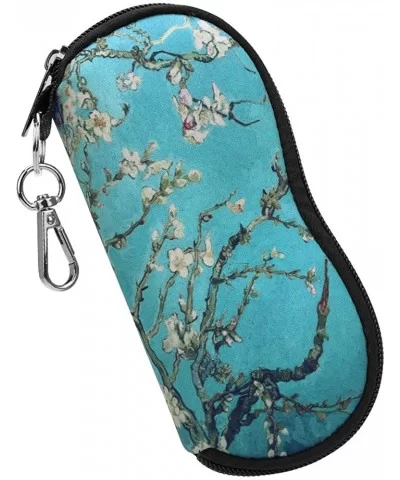 Glasses Case with Carabiner - Ultra Light Portable Neoprene Zipper Sunglasses Soft Case - Blossom - CL188N9T7H0 $4.89 Aviator