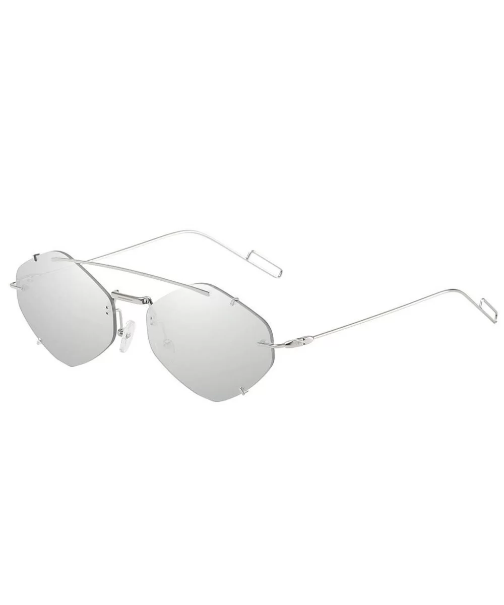 Personality Eye Catching Handsome Sunglasses - Gray - CU18UOK208K $10.81 Cat Eye