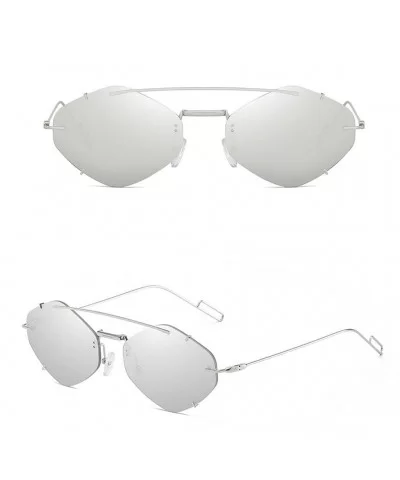 Personality Eye Catching Handsome Sunglasses - Gray - CU18UOK208K $10.81 Cat Eye