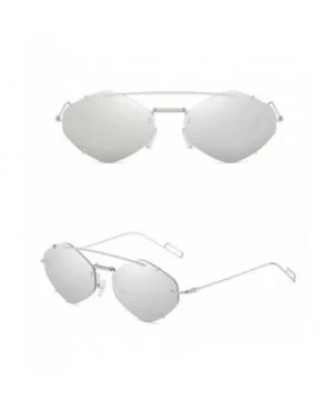 Personality Eye Catching Handsome Sunglasses - Gray - CU18UOK208K $10.81 Cat Eye