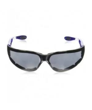 Shield Sunglasses - Blue Frame/Smoked Lens - CZ111R0GGX9 $9.79 Sport