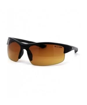 Mens Classic Half Rim Baseball HD Lens Sport Sunglasses - CO197UTXTAO $5.67 Sport