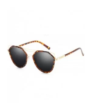 Classic style Cateye Sunglasses for Women Metal Resin UV 400 Protection Sunglasses - Leopard Print-black - CF18T2WQTWX $19.72...