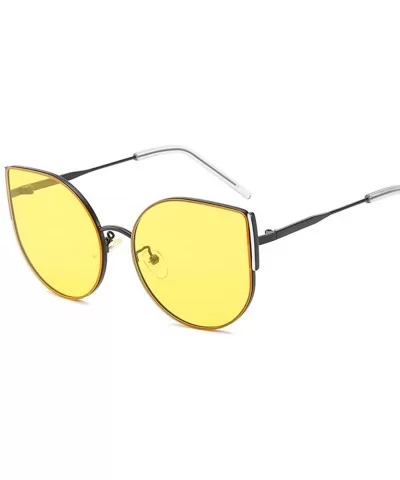 Sunglasses Cat Eye Frame Sunglasses Frameless Women's Ultraviolet Protection - C - CK18Q0I433G $17.98 Cat Eye