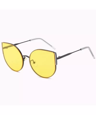 Sunglasses Cat Eye Frame Sunglasses Frameless Women's Ultraviolet Protection - C - CK18Q0I433G $17.98 Cat Eye