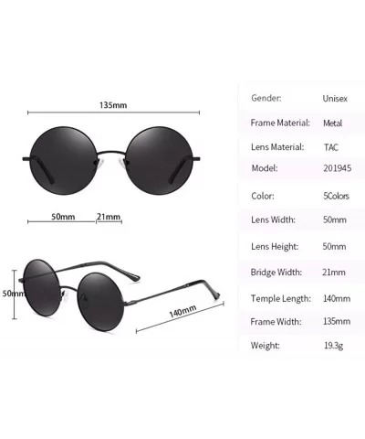 Polarized Sunglasses Polarized Sunglasses Retro-archaic Circle - C - C318Q92ZDHH $27.15 Aviator