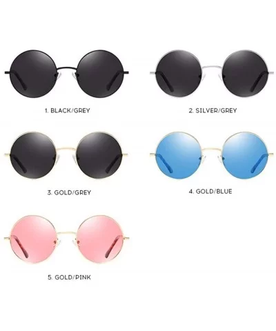 Polarized Sunglasses Polarized Sunglasses Retro-archaic Circle - C - C318Q92ZDHH $27.15 Aviator