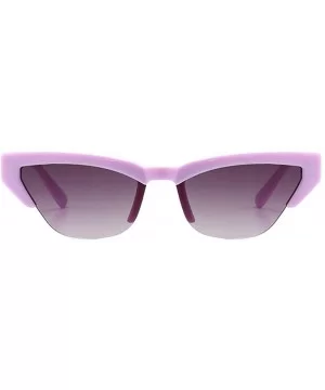 2019 Hot Retro Cat Sunglasses Women Brand Designer New Half Frame Eyewear Vintage Sun Glasses UV400 - C918NT937CS $6.73 Square