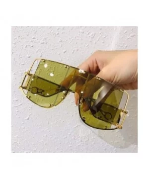 Rihanna Sunglasses Oversized sunglasses sunglaases - 9 - CQ192O6ULU6 $10.43 Square