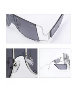 Rihanna Sunglasses Oversized sunglasses sunglaases - 9 - CQ192O6ULU6 $10.43 Square