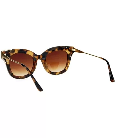 Womens Fashion Sunglasses Square Butterfly Designer Style Eyewear UV400 - Tortoise (Brown Gradient) - CP186KSZ6KK $10.57 Butt...