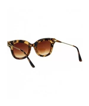 Womens Fashion Sunglasses Square Butterfly Designer Style Eyewear UV400 - Tortoise (Brown Gradient) - CP186KSZ6KK $10.57 Butt...