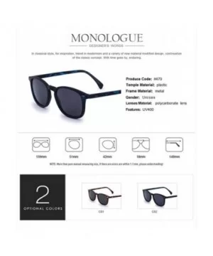 Full frame sunglasses unisex vintage frame sunglasses driving car sunglasses - A - CW18RX03OZN $40.18 Aviator