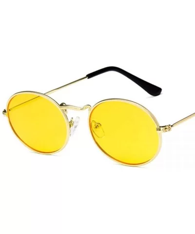 Oval Sunglasses Women Men Retro Aolly Women Sun Glasses Men Ladies Eyewear 4 - 4 - CN18XDWLGXL $5.03 Oval