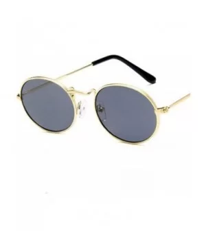 Oval Sunglasses Women Men Retro Aolly Women Sun Glasses Men Ladies Eyewear 4 - 4 - CN18XDWLGXL $5.03 Oval