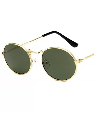 Oval Sunglasses Women Men Retro Aolly Women Sun Glasses Men Ladies Eyewear 4 - 4 - CN18XDWLGXL $5.03 Oval