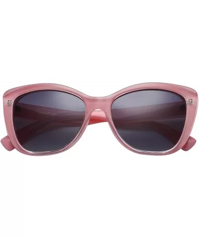 Polarized Woman's Classic Jackie-O Cat Eye Retro Fashion Sunglasses - Princess Pink - Polarized Gradient Smoke - CV188X2R7MK ...