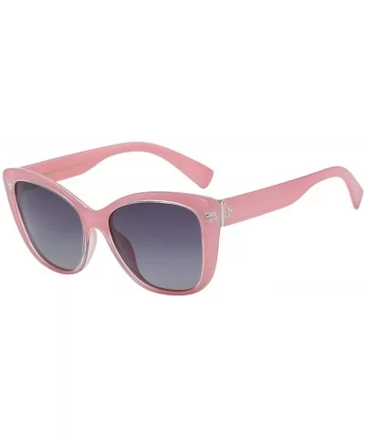 Polarized Woman's Classic Jackie-O Cat Eye Retro Fashion Sunglasses - Princess Pink - Polarized Gradient Smoke - CV188X2R7MK ...