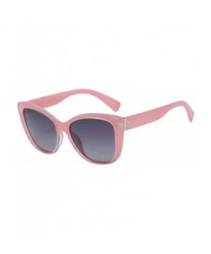 Polarized Woman's Classic Jackie-O Cat Eye Retro Fashion Sunglasses - Princess Pink - Polarized Gradient Smoke - CV188X2R7MK ...