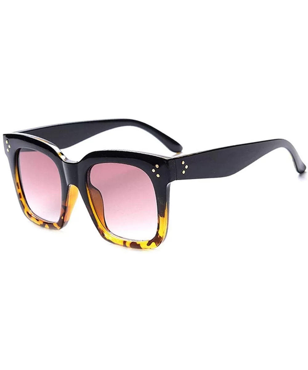 Black Clear Oversized Square Sunglasses Women Gradient Summer Style Classic Sun Glasses Big Oculos De Sol - C7197A3LR5T $14.4...