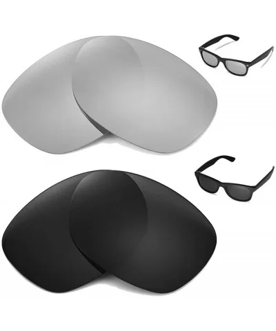 Polarized Titanium+Black Replacement Lenses for Wayfarer RB2132 52mm - C511ZB3K16L $18.62 Wayfarer