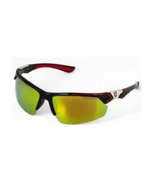 Men Polarized Premium Sport Sunglasses Baseball Cycling Fishing Wrap Around Driving Glasses - Red - CU18O609EAS $6.05 Semi-ri...