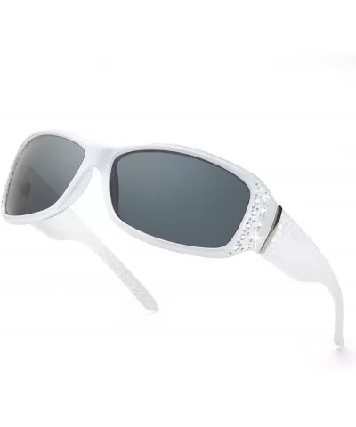 Rhinestone Polarized Sunglasses for Women - 100% UV400 Protection Driving/Fishing/Shopping Women Sunglasses - C4197H0TC7U $23...