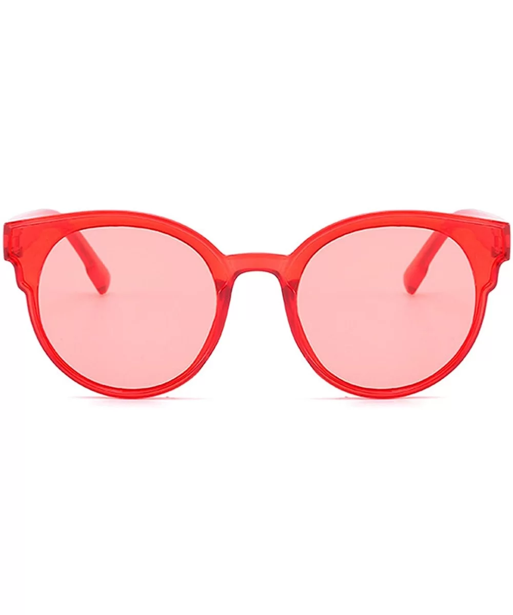 Vintage Sunglasses for Women PC Resin UV 400 Protection Sunglasses - Red - CF18SAT83LH $10.50 Rimless