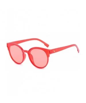 Vintage Sunglasses for Women PC Resin UV 400 Protection Sunglasses - Red - CF18SAT83LH $10.50 Rimless