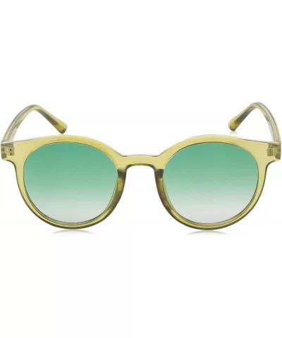 Low Key Round Sunglasses - Olive Green - C218NIR7QYS $10.17 Round