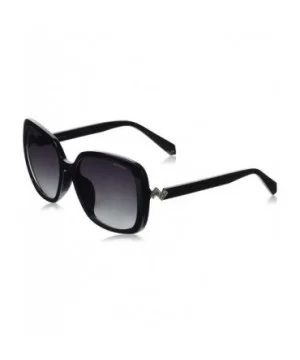 womens Pld4064/F/S/X Square Sunglasses - Black - CX180L7ZC43 $56.14 Square