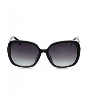 womens Pld4064/F/S/X Square Sunglasses - Black - CX180L7ZC43 $56.14 Square