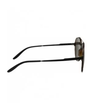 CA118/S Square Sunglasses- Light Havana/Blue- 57 mm - Havana Black/Brown Gray - C612DP526RD $54.06 Aviator