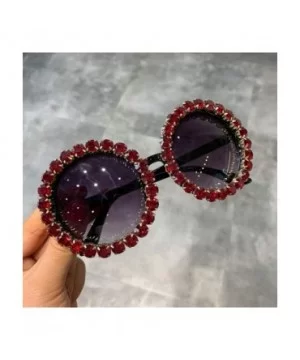 Fashion Luxury Round Sunglasses Women Vintage Oversized Rhinestone Sun Glasses Men Eyewear Oculos De Sol UV400 - CL197Y7ERYW ...