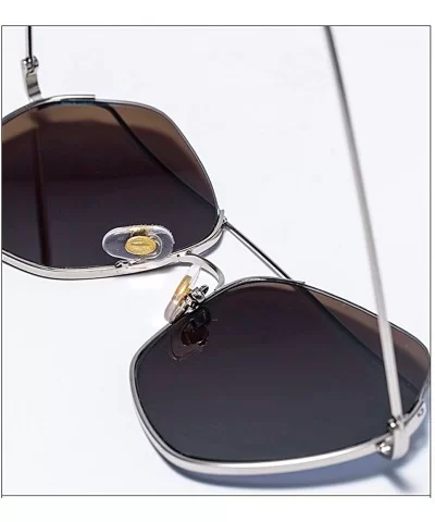 2019 fashion trend sunglasses - metal fashion sunglasses for men and women - E - CS18S9X7RE4 $37.99 Aviator