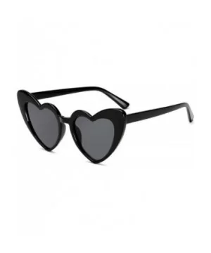 Vintage Sunglass Fashion Love Heart Sunglasses Women Cute Sexy Retro Cat Eye Cheap Red Female - C5 - CD198AHX6HW $31.19 Cat Eye