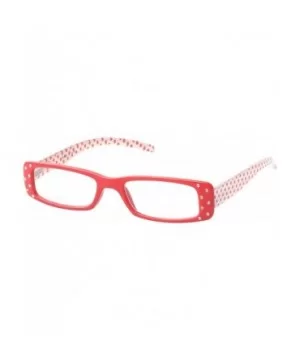 'Chalon' Rectangle Reading Glasses - Red-2.00 - CM11P2V0CNT $12.20 Square