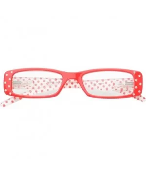 'Chalon' Rectangle Reading Glasses - Red-2.00 - CM11P2V0CNT $12.20 Square