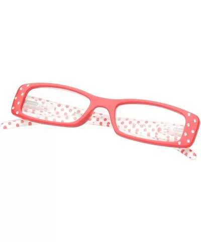 'Chalon' Rectangle Reading Glasses - Red-2.00 - CM11P2V0CNT $12.20 Square