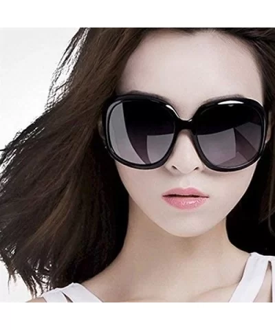 Fashion Lady Sunglasses Driving Glasses Large Frame Polarized Sunglasses - 9 - C318UZO68CL $28.34 Sport